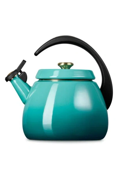Le Creuset 2.2-quart Enameled Stainless Steel Whistling Cloche Kettle In Multi