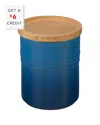 Le Creuset 2.5qt Canister & Wood Lid With $6 Credit