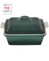 Le Creuset 2.5qt Heritage Covered Square Casserole Dish With $12 Credit