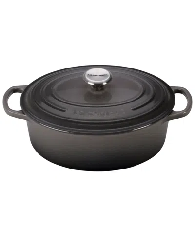 LE CREUSET 2.75-QT. SIGNATURE ENAMELED CAST IRON OVAL DUTCH OVEN