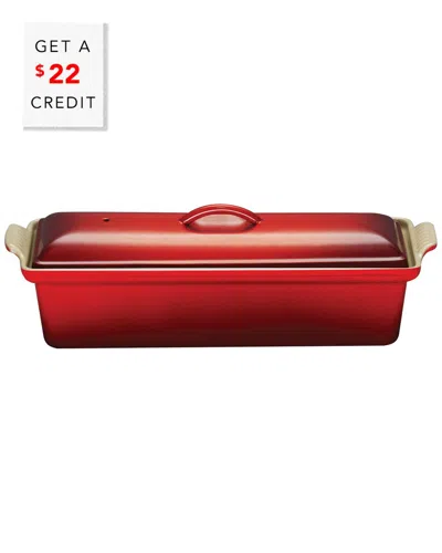 Le Creuset 2qt Pate Terrine With $22 Credit In Brown