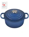 Le Creuset Signature 2-quart Round Enameled Cast Iron Dutch Oven In Blue