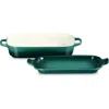 Le Creuset 3 1/2 Quart Stoneware Casserole & Platter Lid In Artichaut