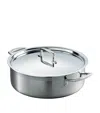 Le Creuset 3-ply Stainless Steel Sauté Pan In Silver
