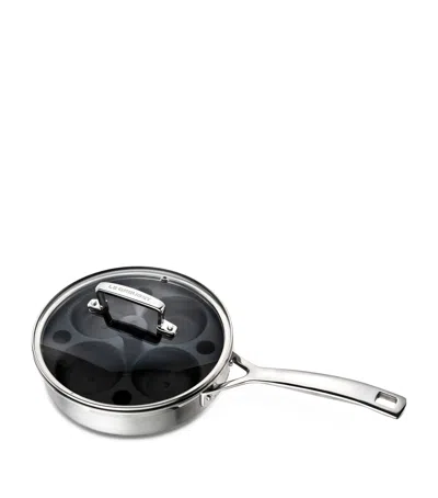 Le Creuset 3-ply Stainless Steel Sauté Pan With Poaching Insert In Metallic