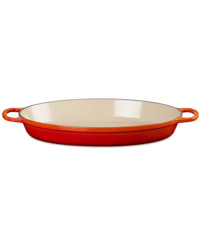 LE CREUSET 3-QT. CAST IRON OVAL BAKER