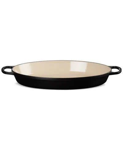 Le Creuset 3-qt. Cast Iron Oval Baker In Licorice