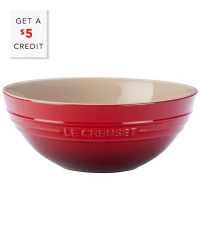 Le Creuset 3.1qt Multi Bowl With $5 Credit In Red
