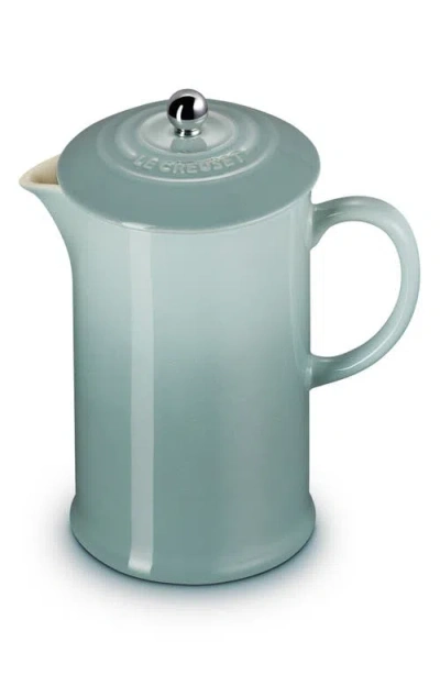 Le Creuset 34-ounce Stoneware French Press In Green