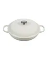 Le Creuset 3.5-qt. Signature Braiser In White