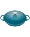 Le Creuset 3.5-qt. Signature Enameled Cast Iron Braiser In Caribbean