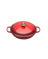 Le Creuset 3.5-qt. Signature Enameled Cast Iron Braiser In Cerise