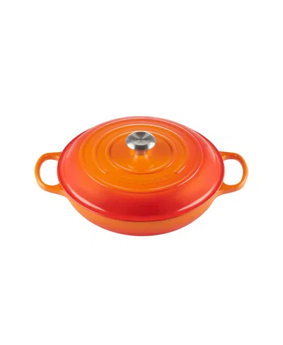 Le Creuset 3.5-qt. Signature Enameled Cast Iron Braiser In Flame