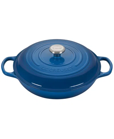 LE CREUSET 3.5-QT. SIGNATURE ENAMELED CAST IRON BRAISER