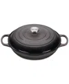 Le Creuset 3.5-qt. Signature Enameled Cast Iron Braiser In Oyster