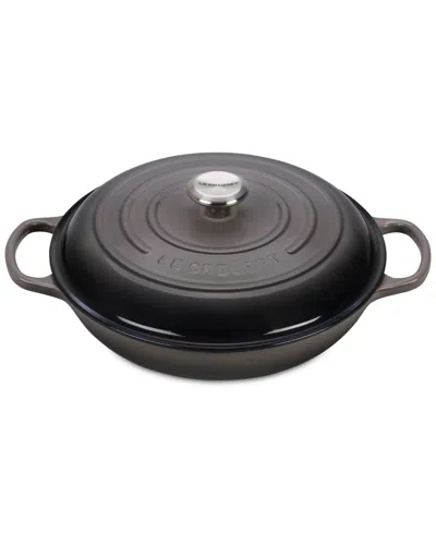 Le Creuset 3.5-qt. Signature Enameled Cast Iron Braiser In Grey