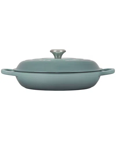 Le Creuset 3.5-qt. Signature Enameled Cast Iron Braiser In Sea Salt