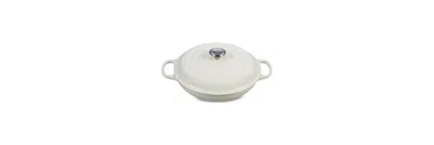 Le Creuset 3.5-qt. Signature Enameled Cast Iron Braiser In White