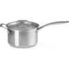 Le Creuset 4-quart Essential Stainless Steel Saucepan In Stainless Steel