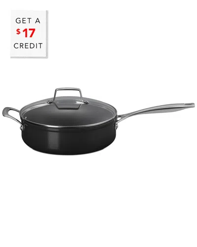 Le Creuset 4.25qt Saute Pan With Glass Lid With $17 Credit In Black