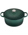 Le Creuset Signature 4.5-quart Round Enamel Cast Iron Dutch Oven In Artichaut