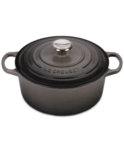 Le Creuset 4.5-qt. Signature Enameled Cast Iron Round Dutch Oven In Black