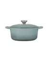 Le Creuset 4.5-qt. Signature Enameled Cast Iron Round Dutch Oven In Sea Salt