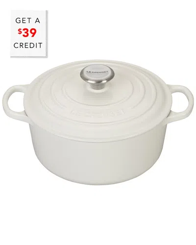 LE CREUSET LE CREUSET 4.5QT SIGNATURE ROUND DUTCH OVEN WITH $39 CREDIT