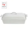 Le Creuset 4-quart Heritage Stoneware Covered Rectangular Casserole