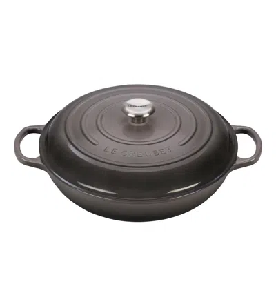 Le Creuset 5-qt. Enameled Cast Iron Signature Braiser In Brown