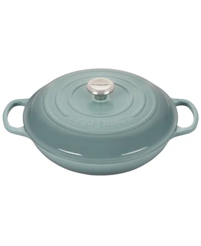 LE CREUSET 5-QT. ENAMELED CAST IRON SIGNATURE BRAISER