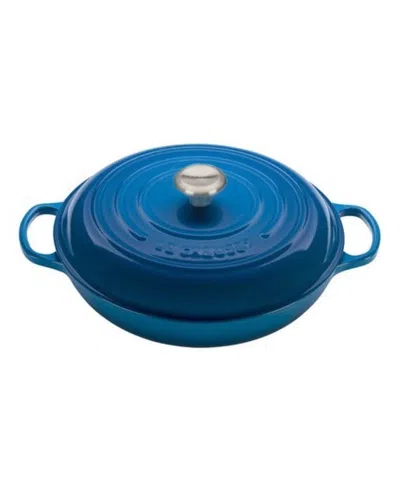 Le Creuset 5-qt. Signature Braiser In Blue