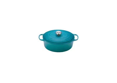 Le Creuset 5-qt. Signature Enameled Cast Iron Oval Dutch Oven In Caribbean