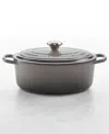 Le Creuset 7.25-qt. Signature Enameled Cast Iron Round Dutch Oven In Oyster