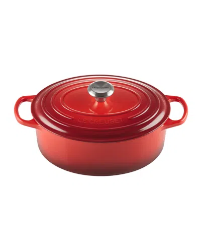 Le Creuset 5-qt. Signature Oval Dutch Oven In Red