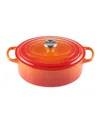 Le Creuset 7.25-qt. Signature Enameled Cast Iron Round Dutch Oven In Flame