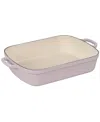 Le Creuset 5.25 Quart Enameled Cast Iron Rectangular Roaster In Brown
