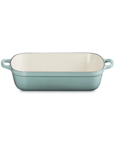 Le Creuset 5.25-quart Enameled Cast Iron Rectangular Roaster In Blue