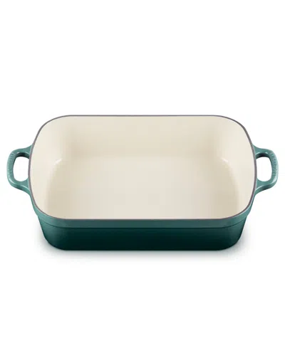 Le Creuset 5.25-quart Enameled Cast Iron Rectangular Roaster In Blue