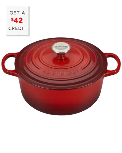 LE CREUSET LE CREUSET 5.5QT ROUND DUTCH OVEN WITH $42 CREDIT