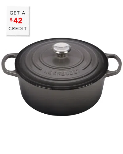 LE CREUSET LE CREUSET 5.5QT SIGNATURE ROUND DUTCH OVEN WITH $42 CREDIT