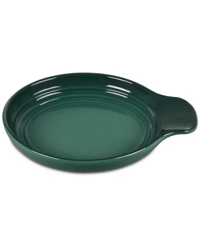 Le Creuset 6" Enameled Signature Stoneware Spoon Rest In Artichaut