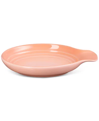 Le Creuset 6" Enameled Signature Stoneware Spoon Rest In Pink