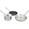 Le Creuset 6-piece Stainless Steel Cookware Set In Silver
