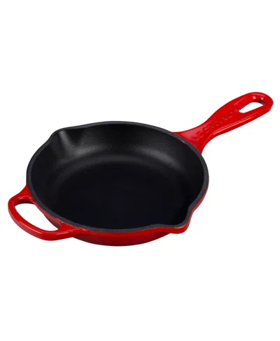 Le Creuset 6.3" Enameled Cast Iron Skillet With Helper Handle In Pink