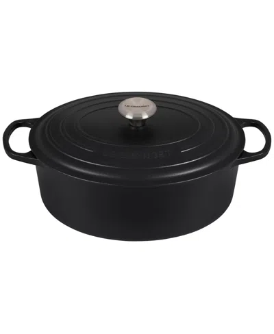 LE CREUSET 6.75-QT. SIGNATURE ENAMELED CAST IRON OVAL DUTCH OVEN