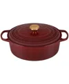 Le Creuset 6.75-qt. Signature Enameled Cast Iron Oval Dutch Oven In Rhone