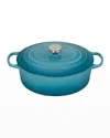 Le Creuset 6.75-qt. Signature Oval Dutch Oven In Caribbean