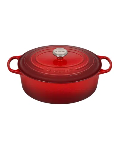 Le Creuset 6.75-qt. Signature Oval Dutch Oven In Red
