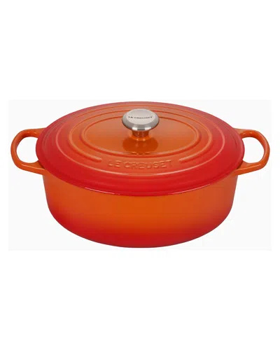 Le Creuset 6.75-qt. Signature Oval Dutch Oven In Orange